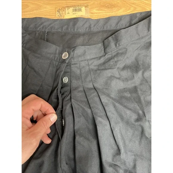 Scully Women's Sz 14 RW530 Black Brushed Twill Skirt‎ NWT - Picture 3 of 6